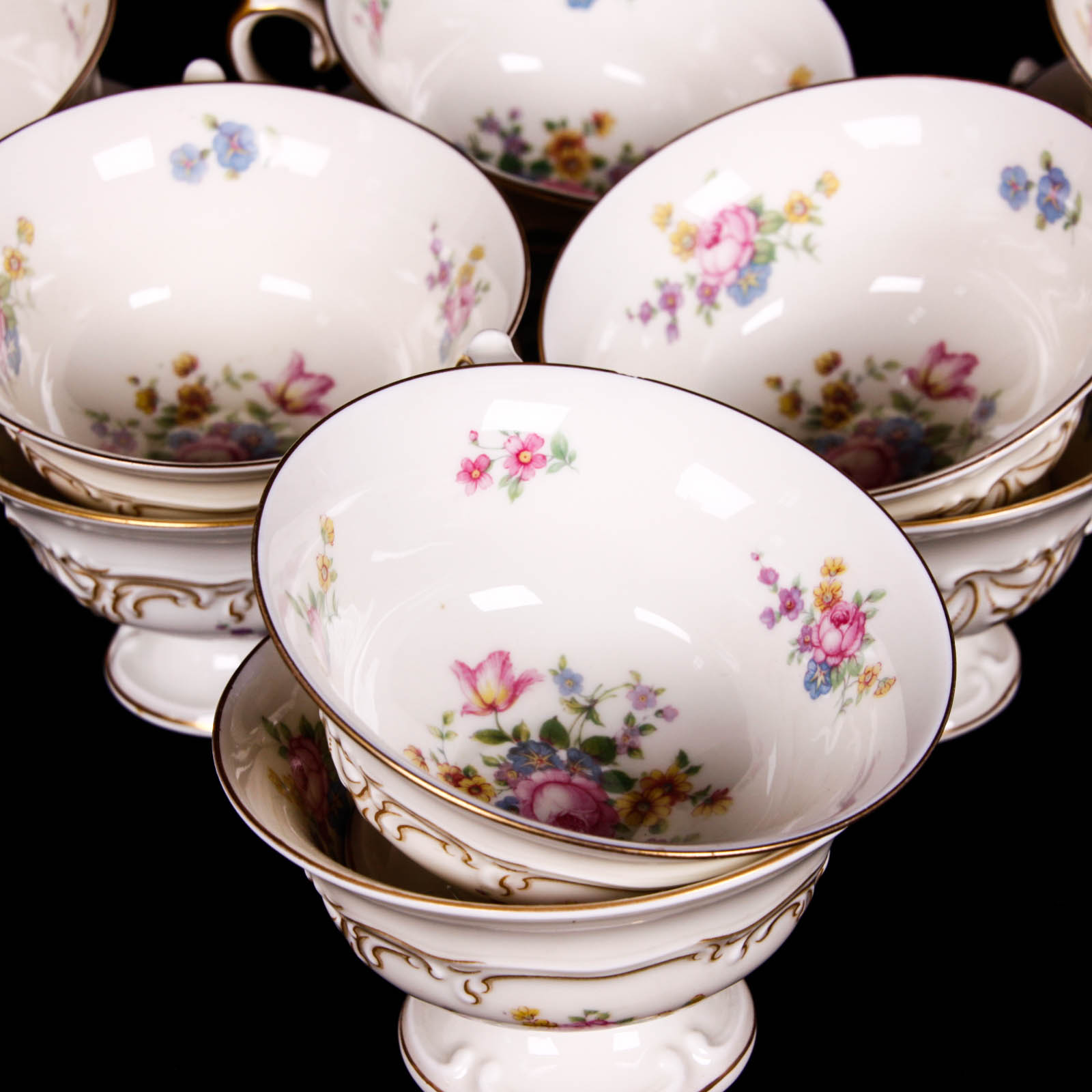 Vintage Friederike KPM Germany "Renaissance" China Set