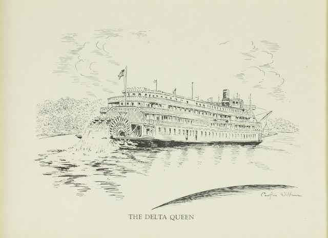 Caroline Williams Lithograph "The Delta Queen"