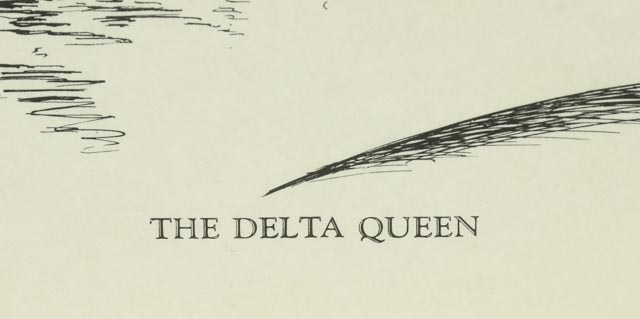 Caroline Williams Lithograph "The Delta Queen"