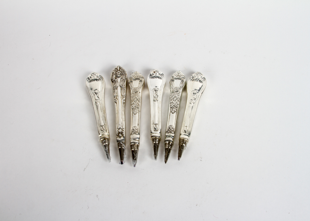Alda's Silver Plate Knife Pens