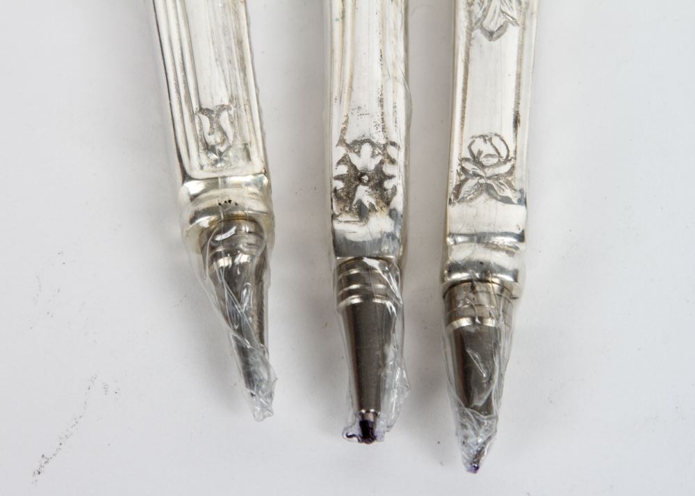 Alda's Silver Plate Knife Pens
