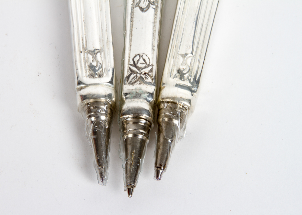 Alda's Silver Plate Knife Pens