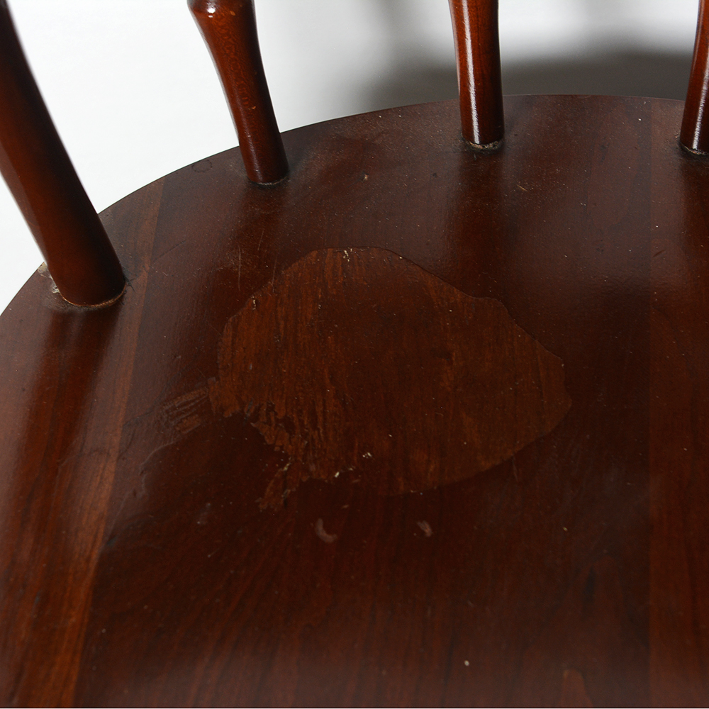 Barrel Back Winsdor Style Cherry Dining Chairs