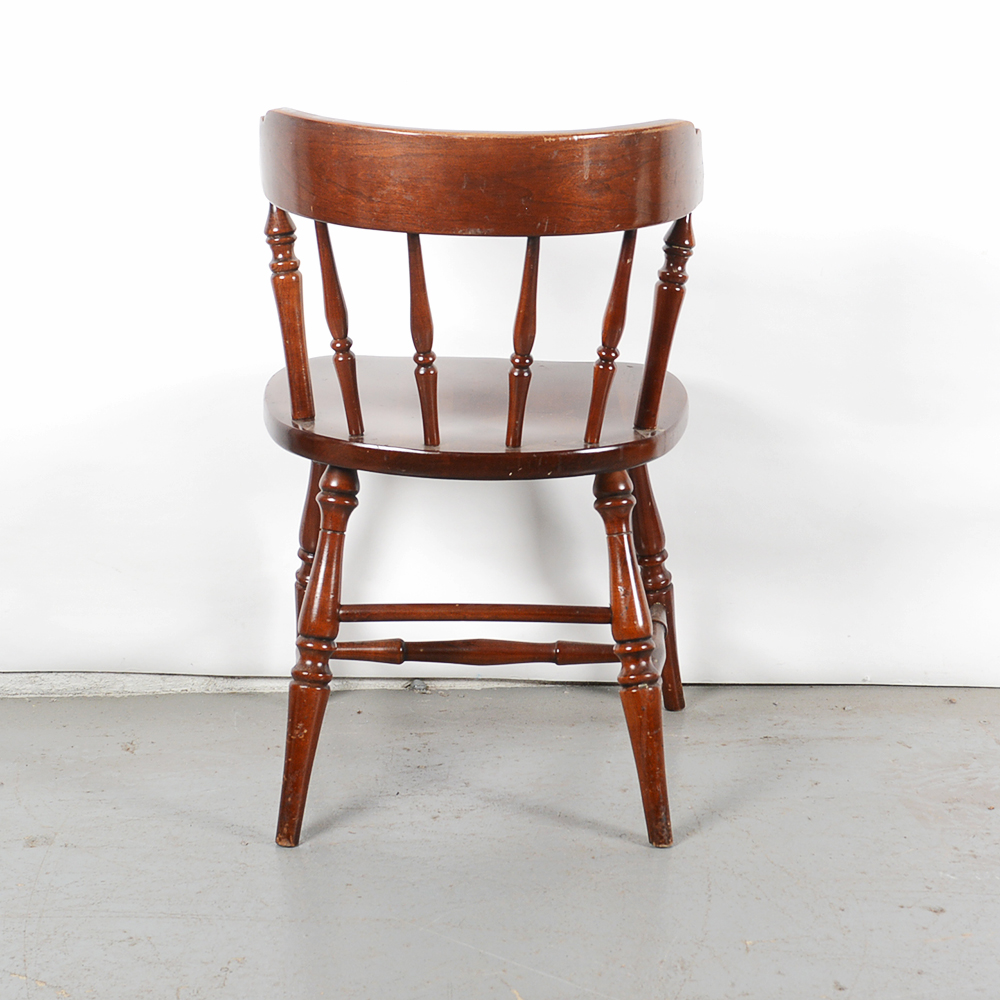 Barrel Back Winsdor Style Cherry Dining Chairs
