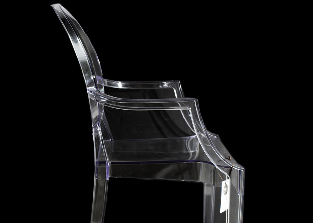 Louis-Philippe Stark Style Lucite Arm Chair