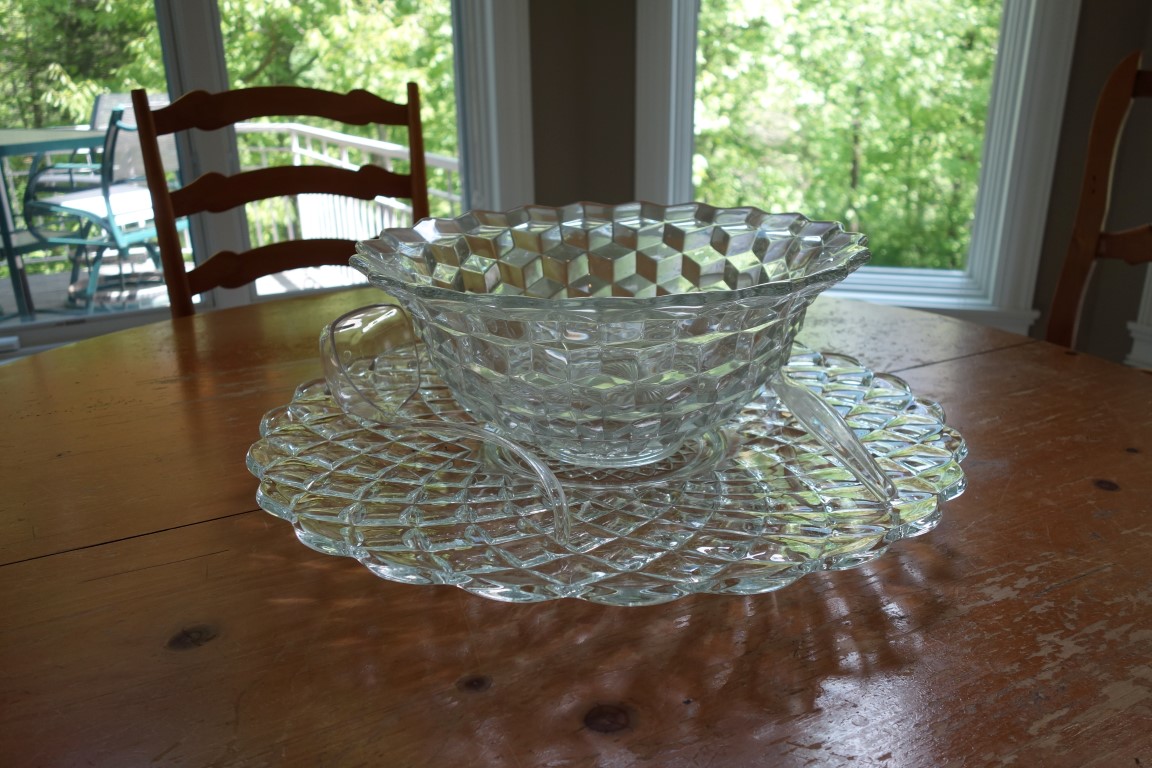Fostoria "American" Large Punch Bowl