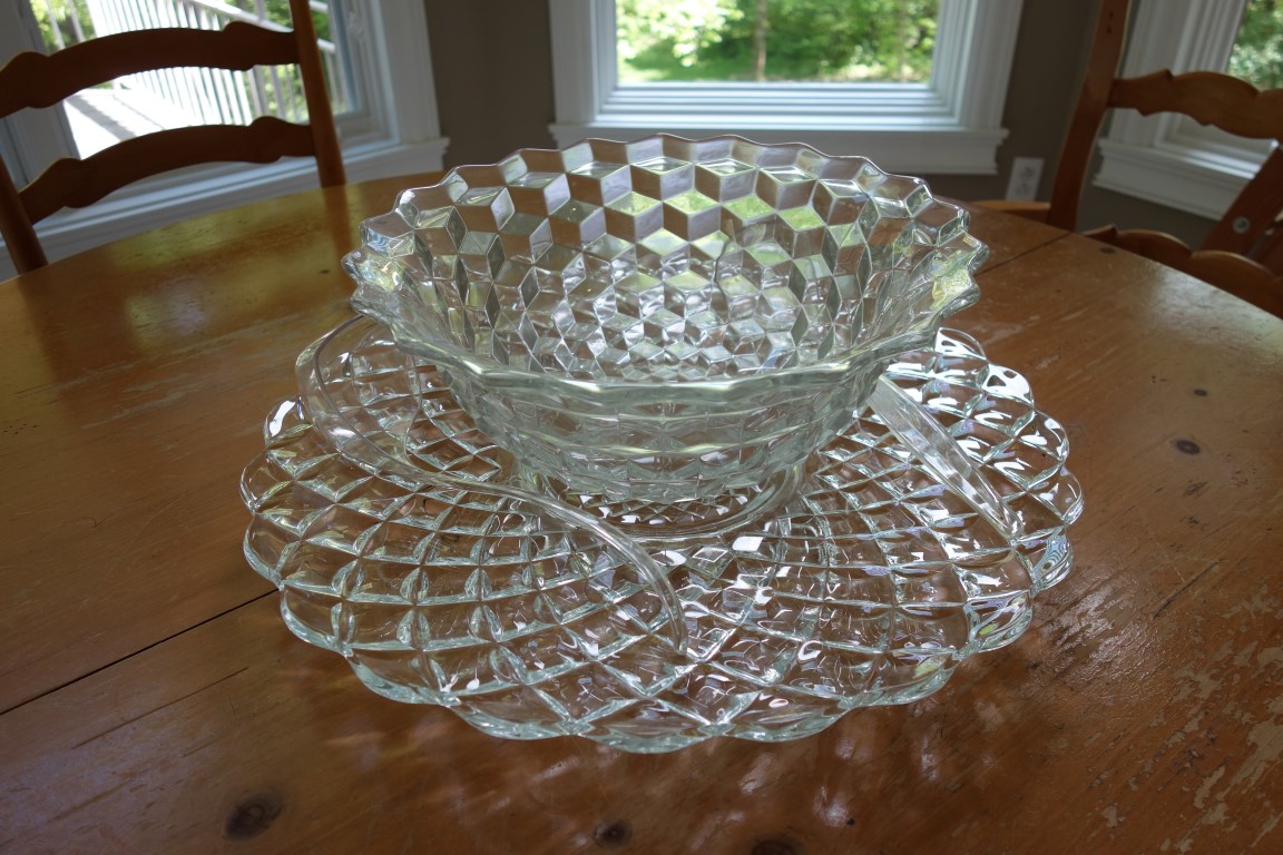 Fostoria "American" Large Punch Bowl