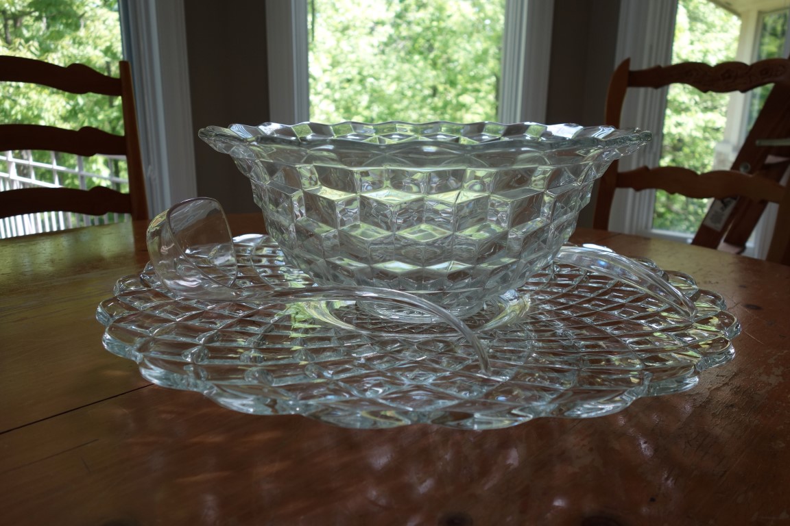 Fostoria "American" Large Punch Bowl