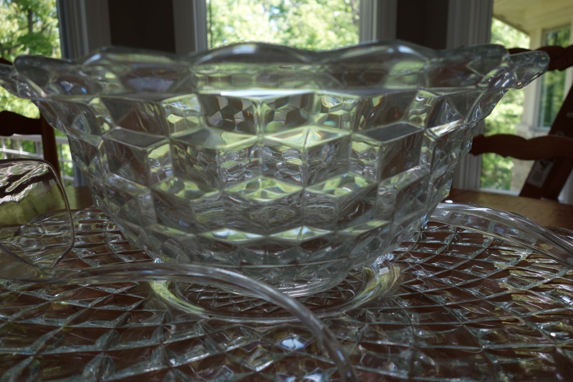 Fostoria "American" Large Punch Bowl