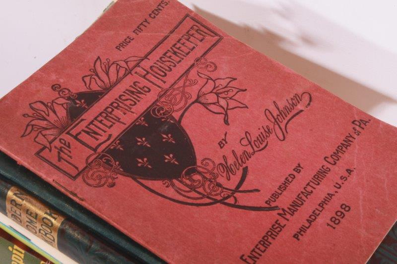 Collection of Antique and Vintage Cookbooks