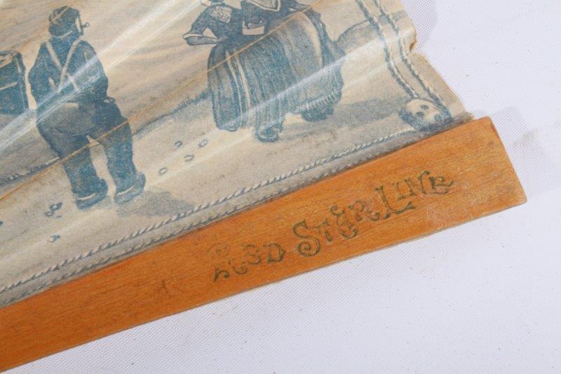 Early 20th Century "Red Star Line" Fan