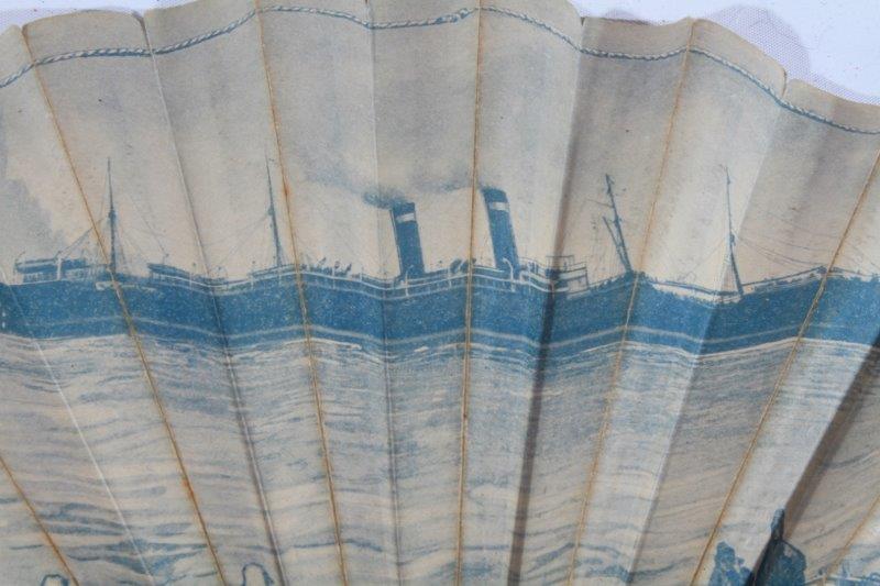 Early 20th Century "Red Star Line" Fan