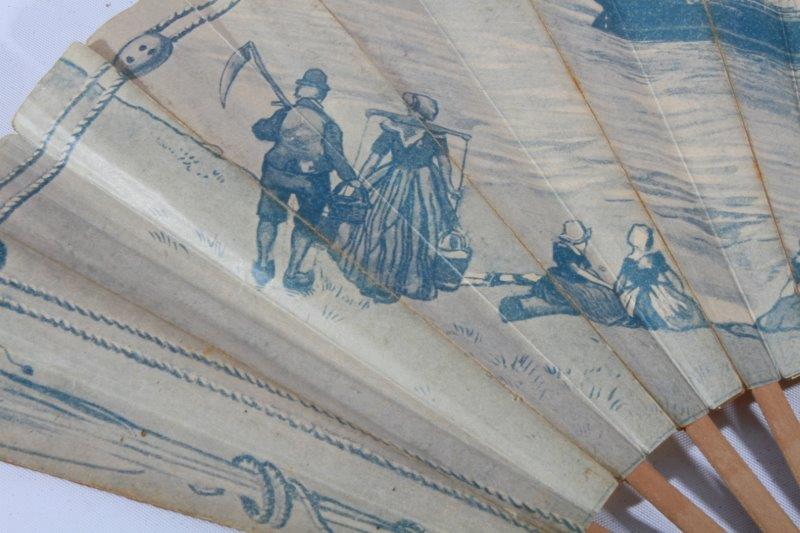 Early 20th Century "Red Star Line" Fan