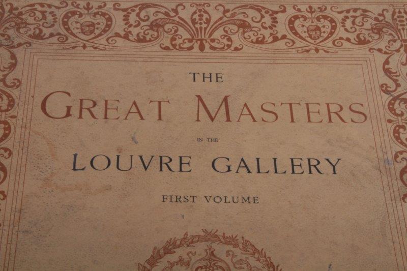 Two Folios of "The Great Masters in the Louvre Gallery"