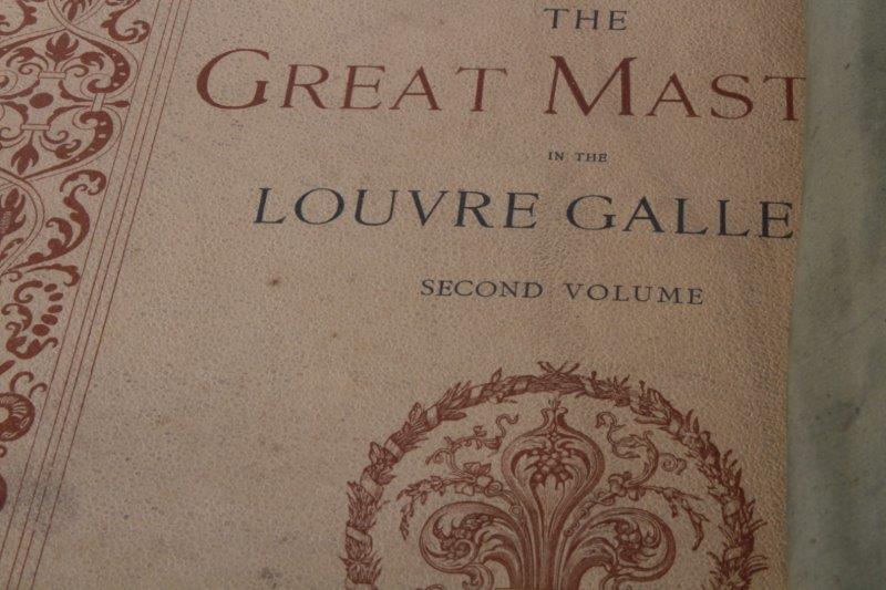 Two Folios of "The Great Masters in the Louvre Gallery"
