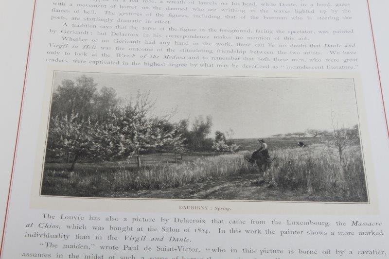 Two Folios of "The Great Masters in the Louvre Gallery"