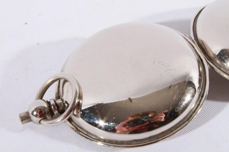 Vintage Silver Tone Compass Made in Japan