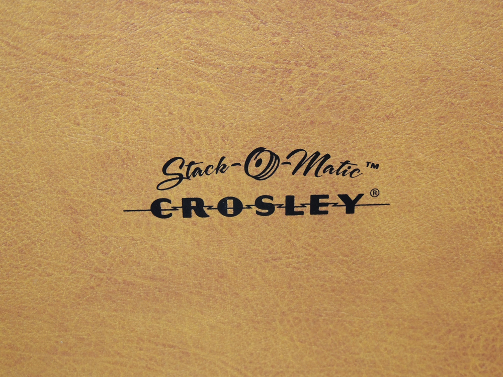 Reproduction Crosley 1950s Stack-O-Matic Traveler Turntable