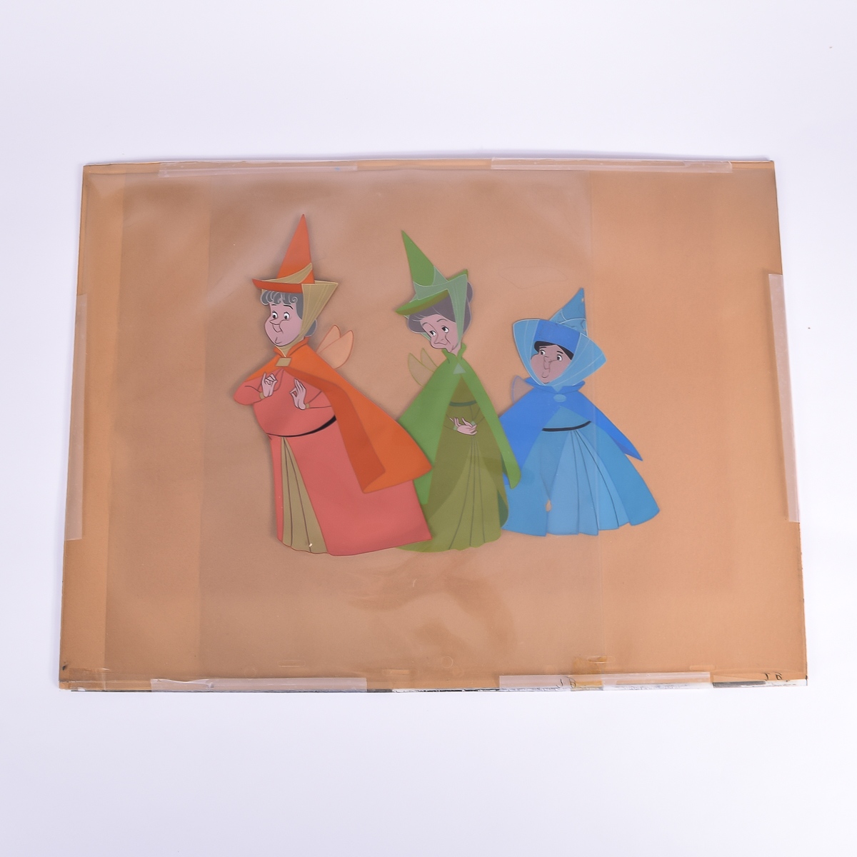 Walt Disney's Fairy Godmothers from "Sleeping Beauty" Celluloid