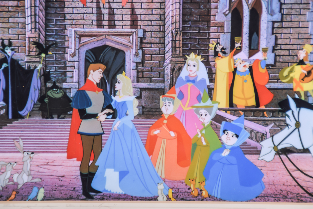 Walt Disney's "Sleeping Beauty" Dye Transfer Print