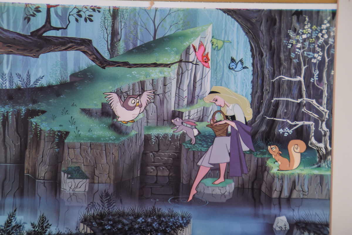 Walt Disney's "Sleeping Beauty" Dye Transfer Print