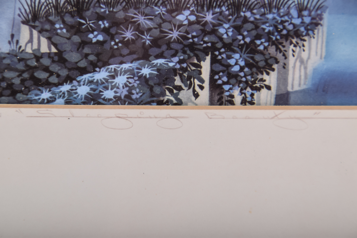 Walt Disney's "Sleeping Beauty" Dye Transfer Print