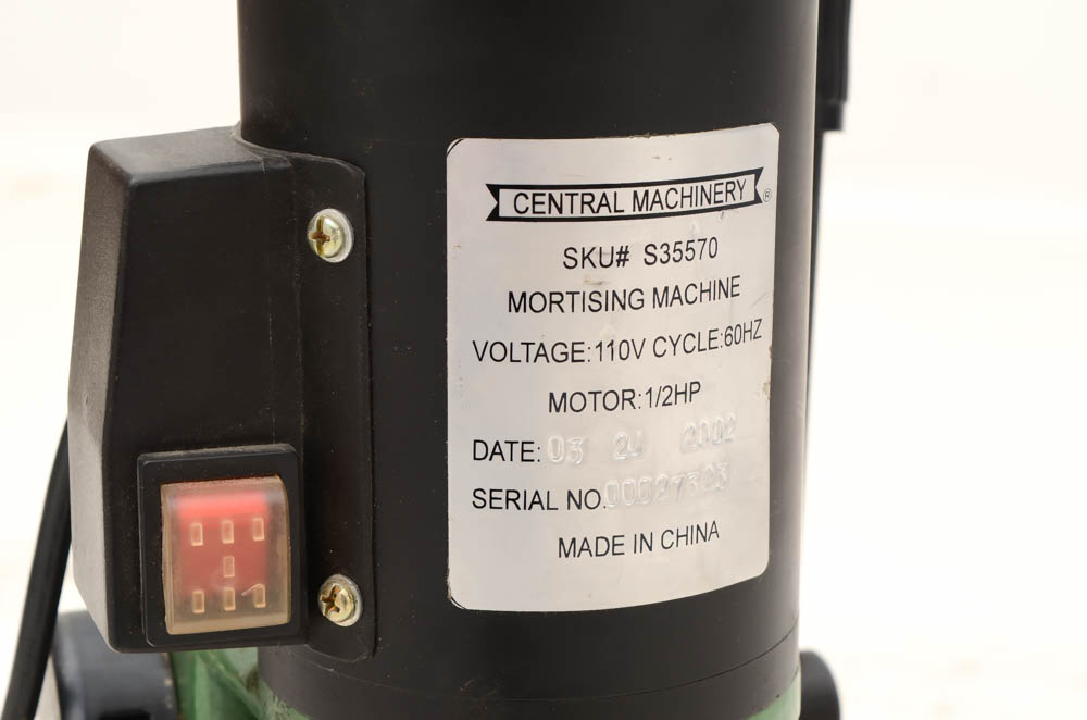 Central Machinery S35570 Mortising Machine Drill