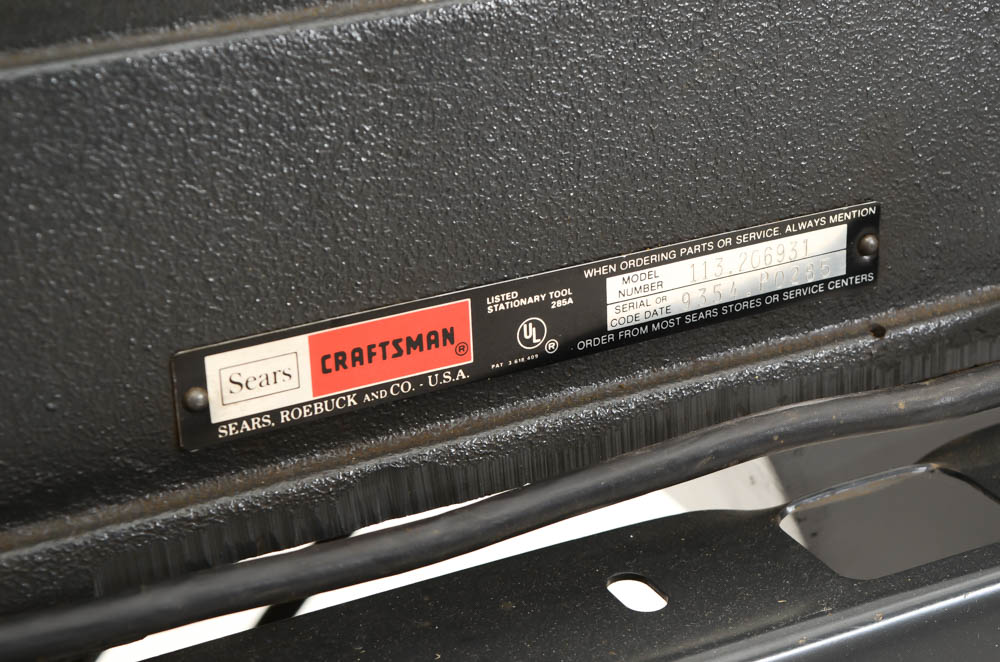 Sears Craftsman 6 1/8" Jointer-Planer