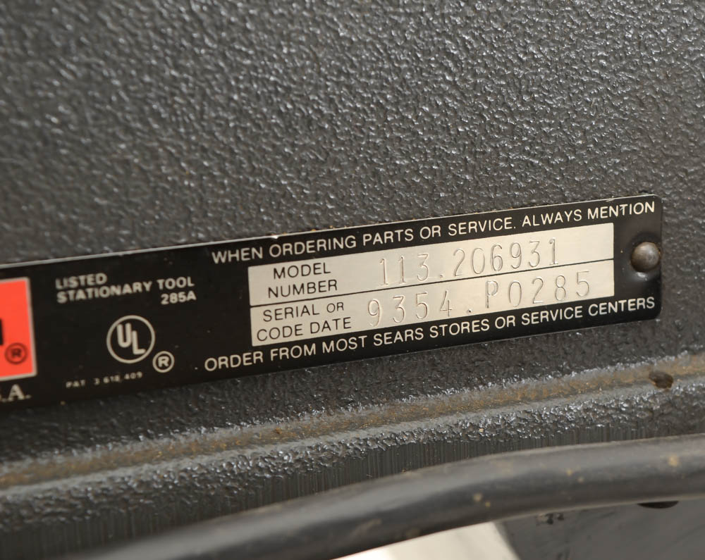 Sears Craftsman 6 1/8" Jointer-Planer