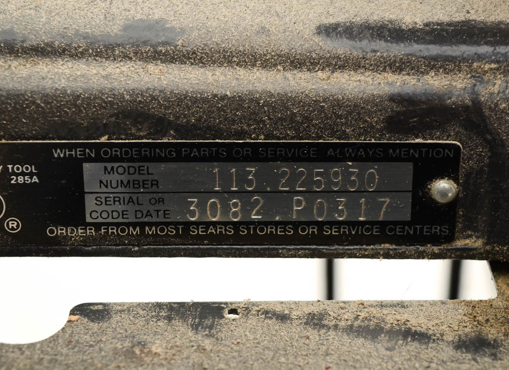 Sears Craftsman Belt and Disc Sander