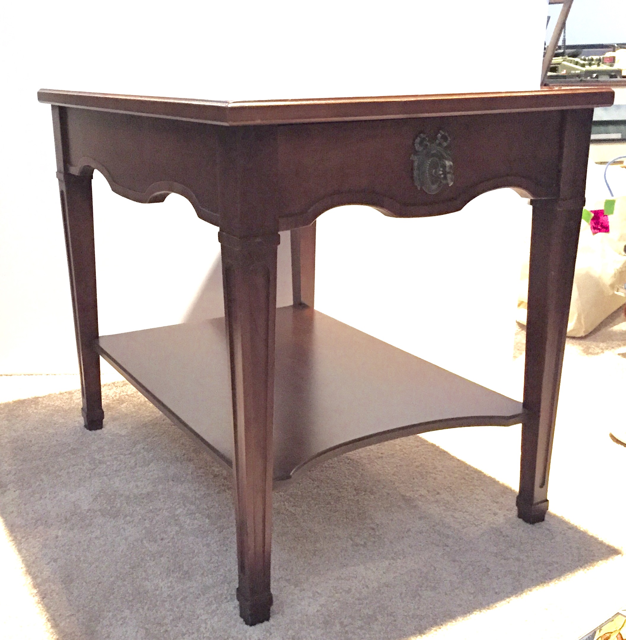 Vintage Henredon Walnut End Table