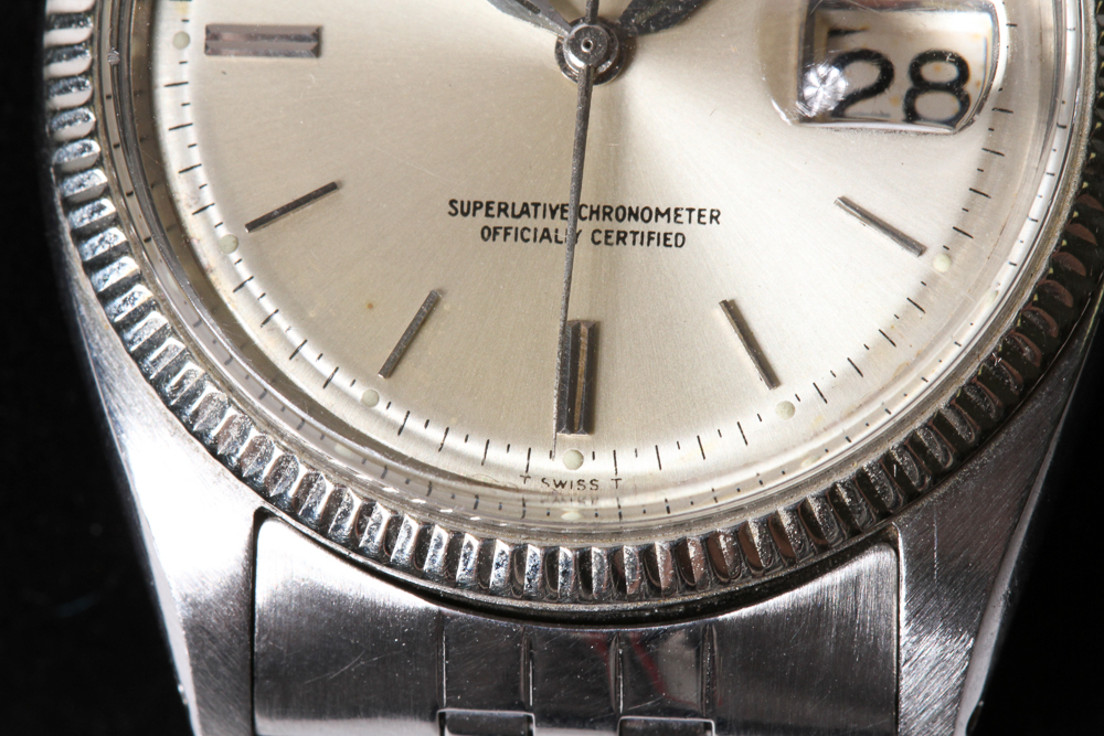 Vintage Mens Rolex Oyster Perpetual Datejust Watch
