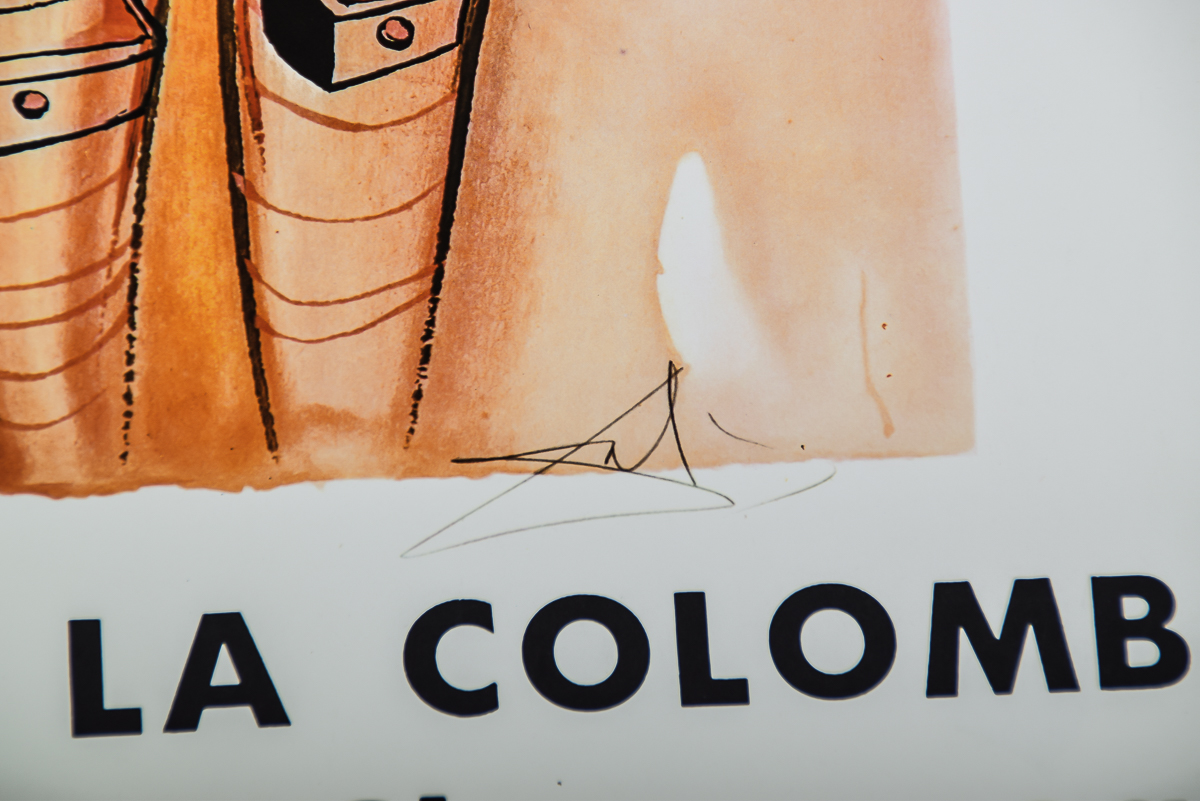 1982 French Salvador Dali Art Poster