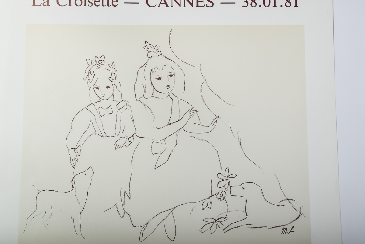 1981 French Marie-Laurencin Art Poster