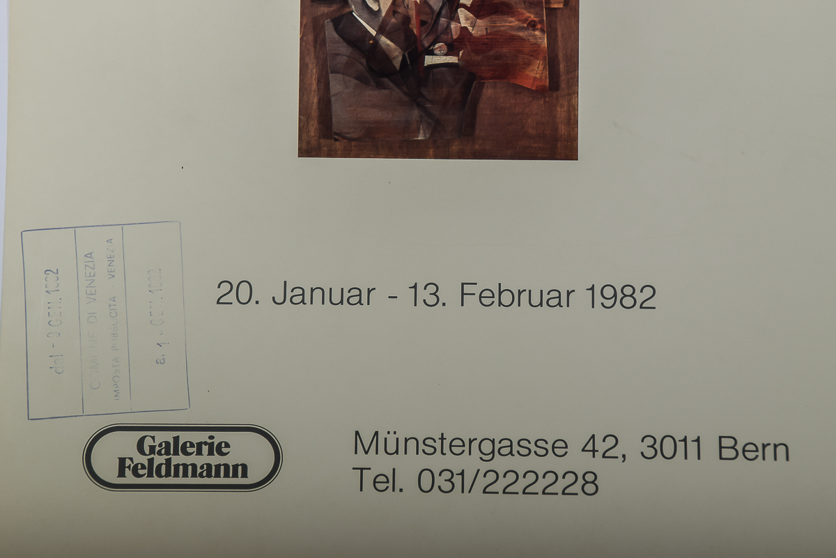 1982 Andrea Pagnacco Comune di Venezia Poster