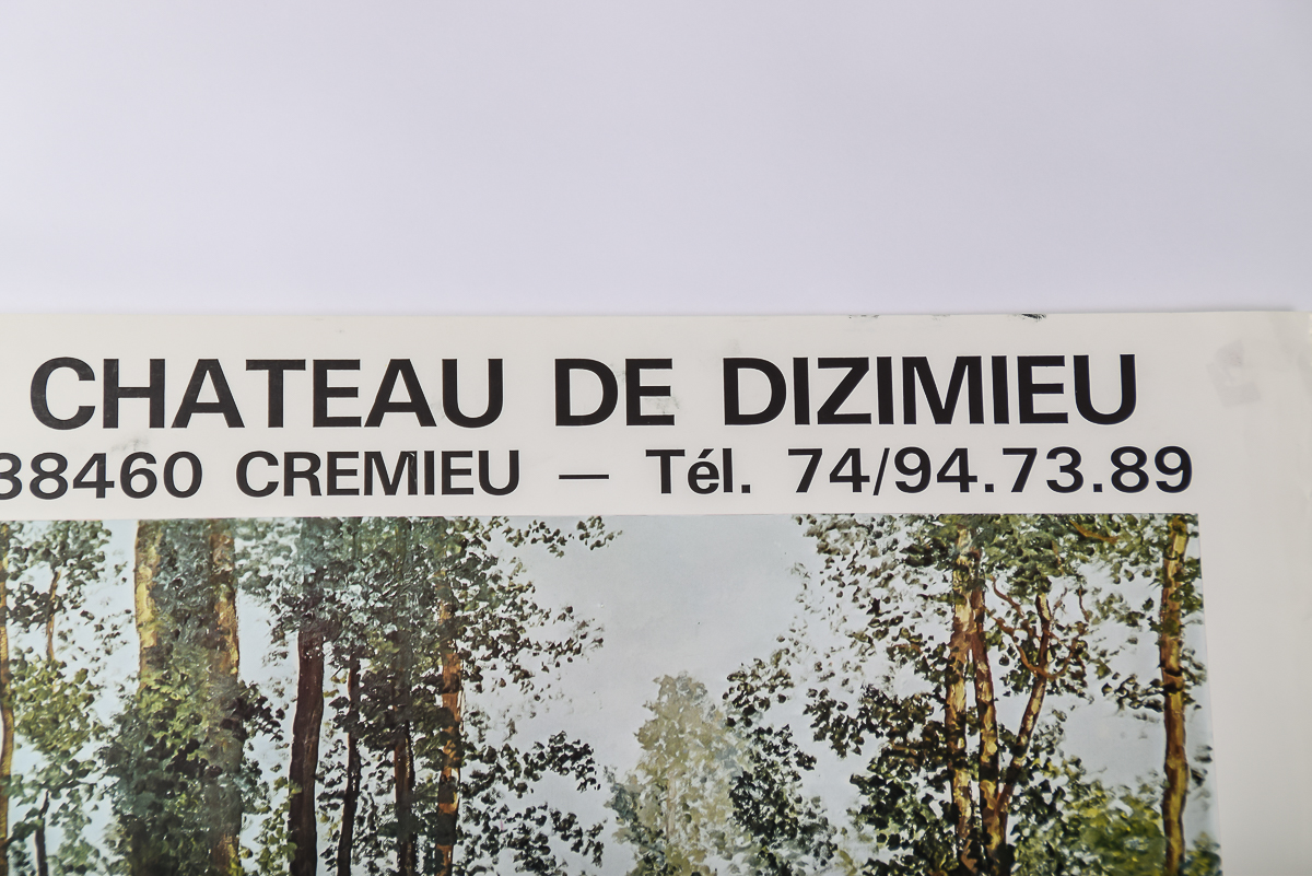 1981 French Michel De Saint-Alban Art Poster