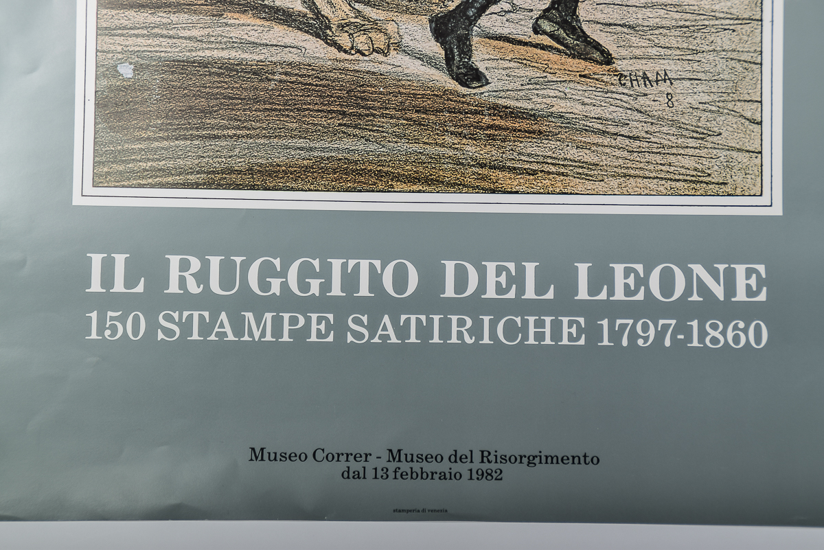 1982 Il Ruggito Del Leone Comune di Venezia Poster