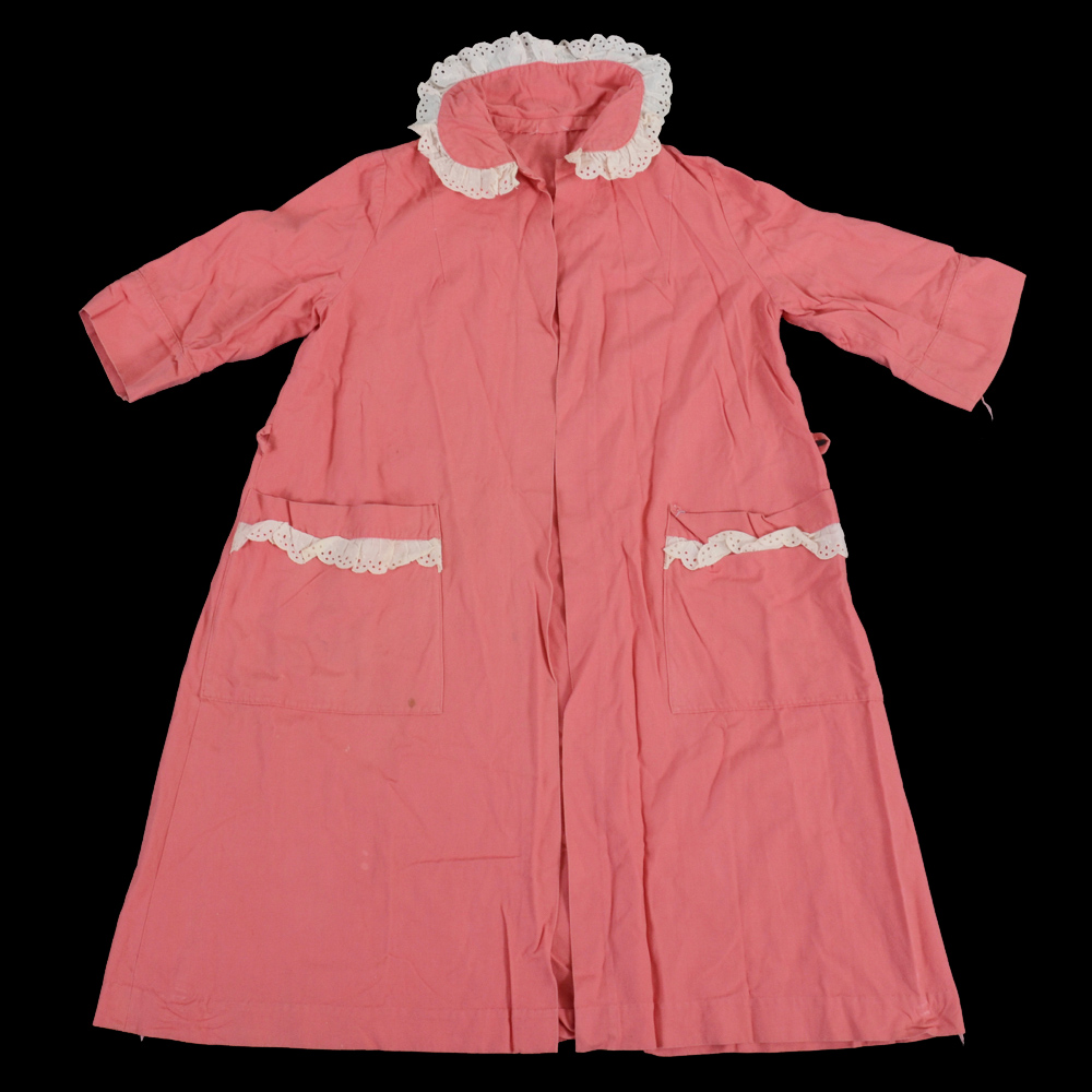 Vintage Pink Cotton Robe