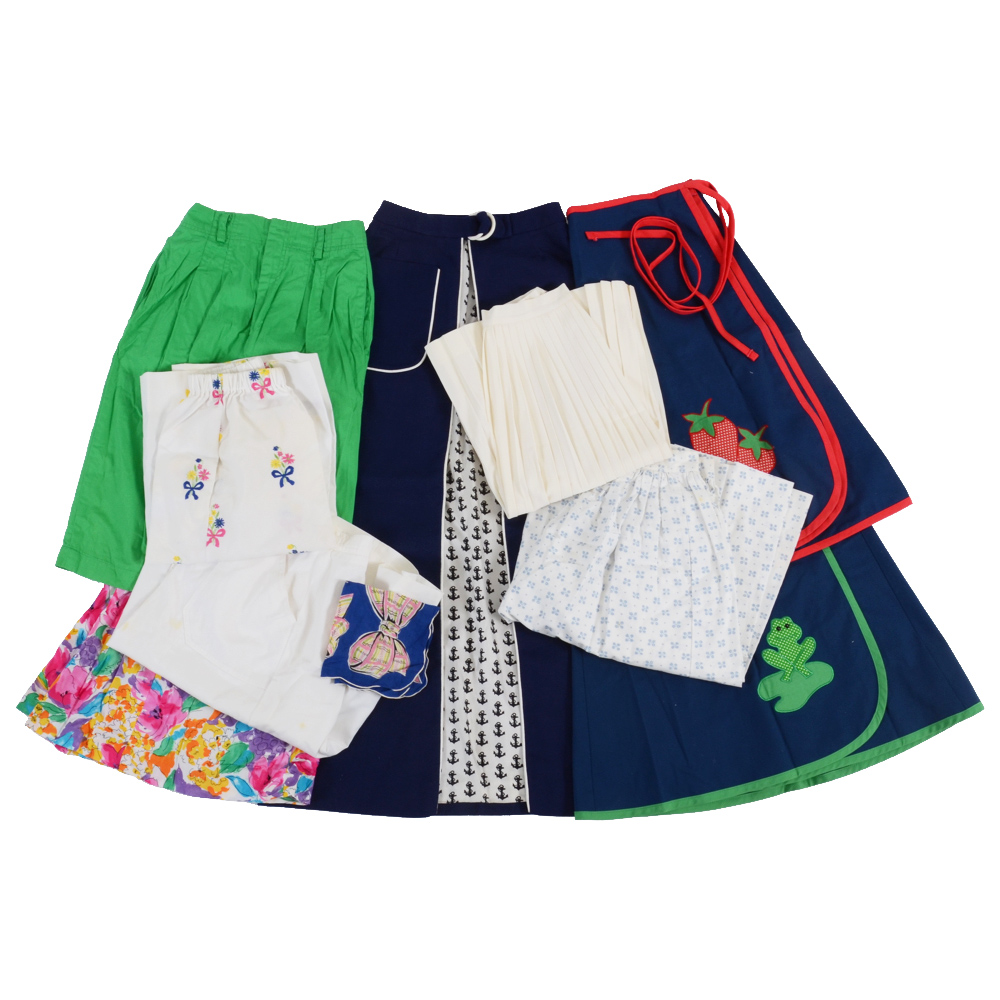 Nine Vintage Skirts Including Bonwit Teller