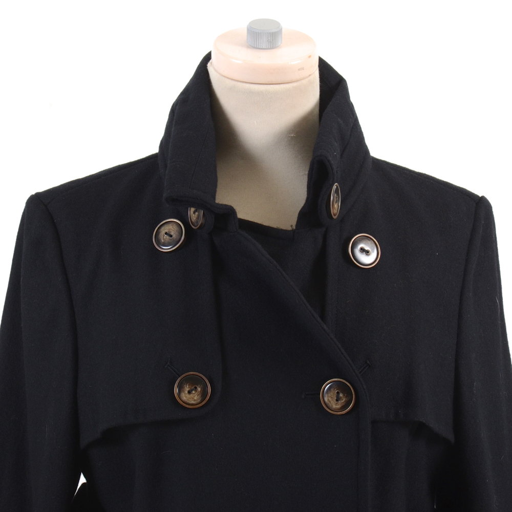 Hydraulic Wool Blend Pea Coat