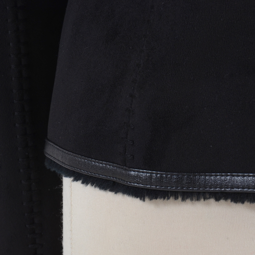 Outdoor Edition by Parkhurst Ultra Suede and Rabbit Fur Jacket