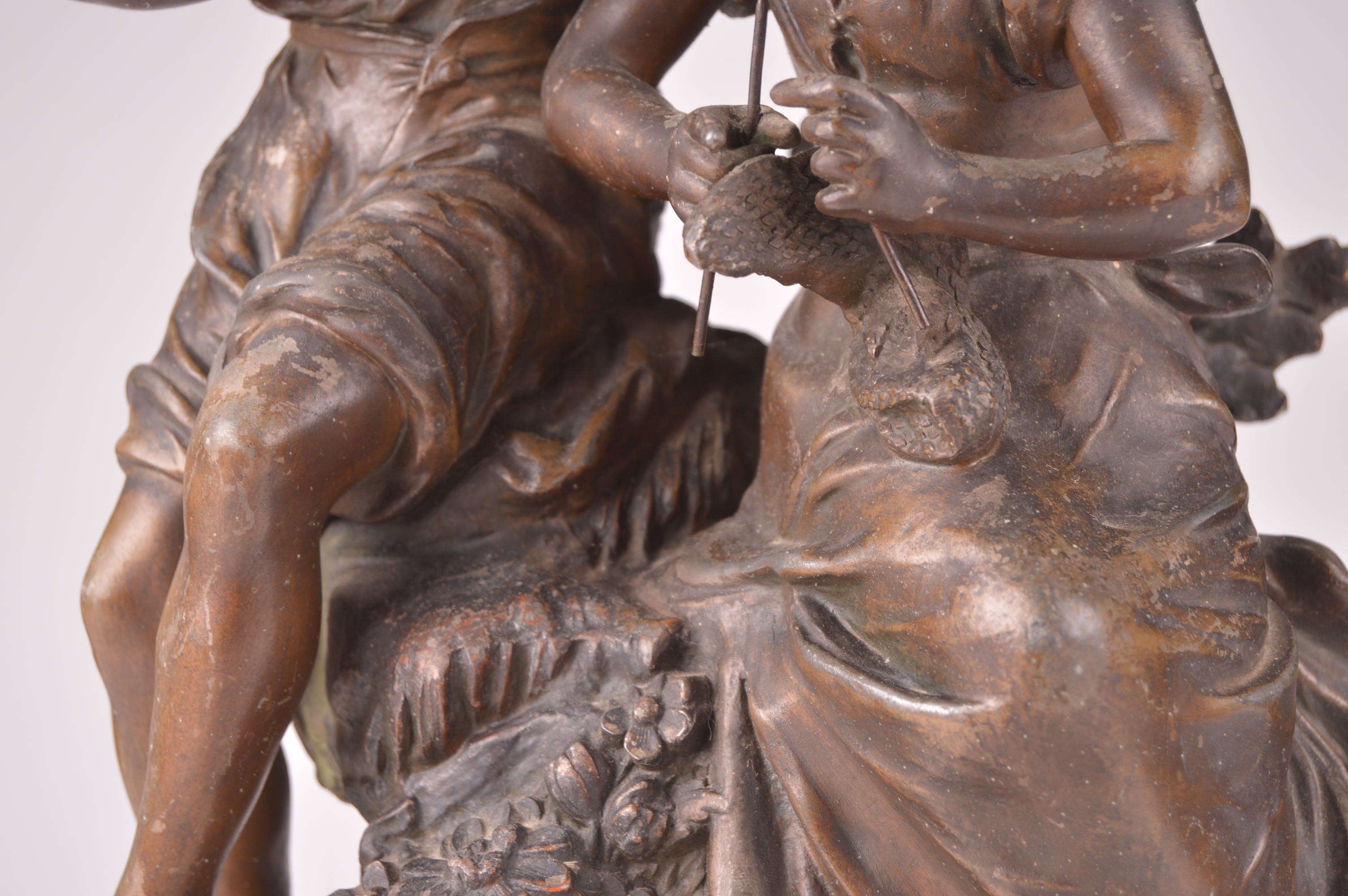 "Pastorale" Bronze Sculpture After Auguste Moreau