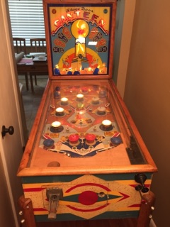 Vintage 1945 Gottleib "Stage Door Canteen" Pinball Machine
