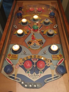 Vintage 1945 Gottleib "Stage Door Canteen" Pinball Machine