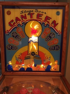 Vintage 1945 Gottleib "Stage Door Canteen" Pinball Machine