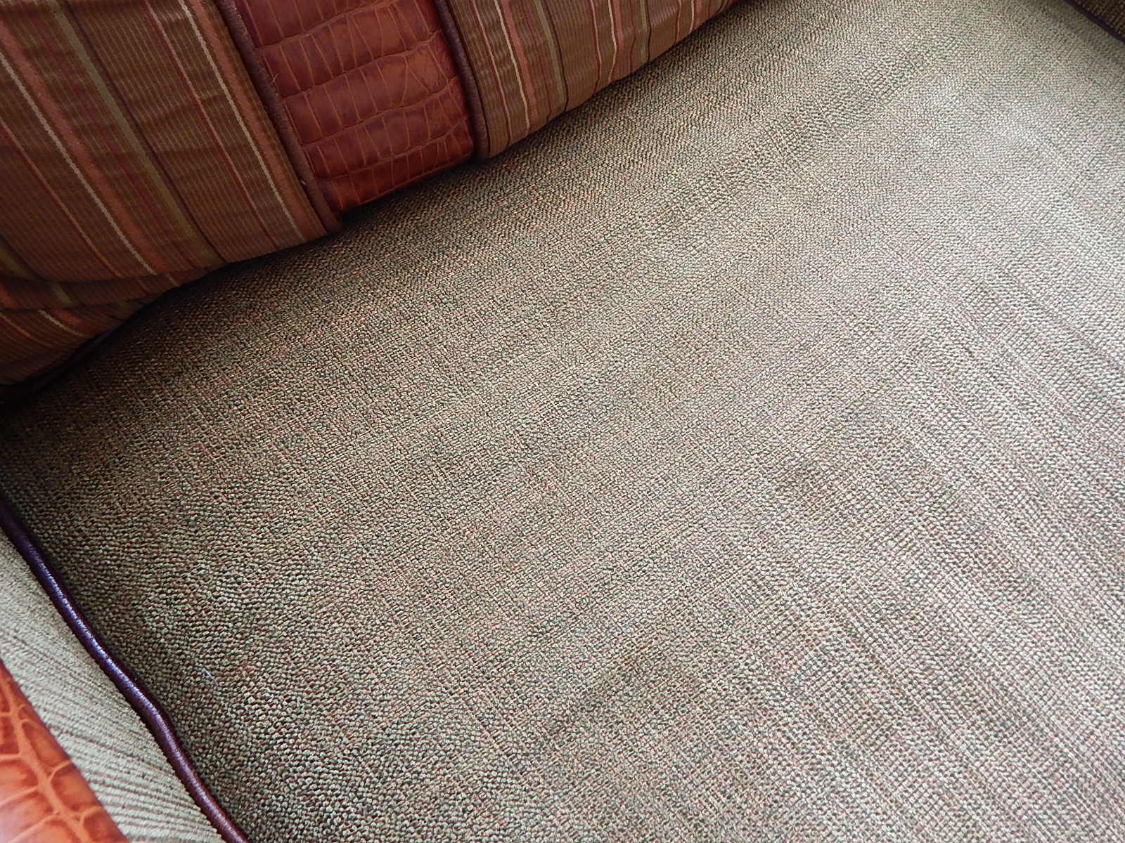 Stylish Lauren Brooks Vanguard Fabric/Leather Chair