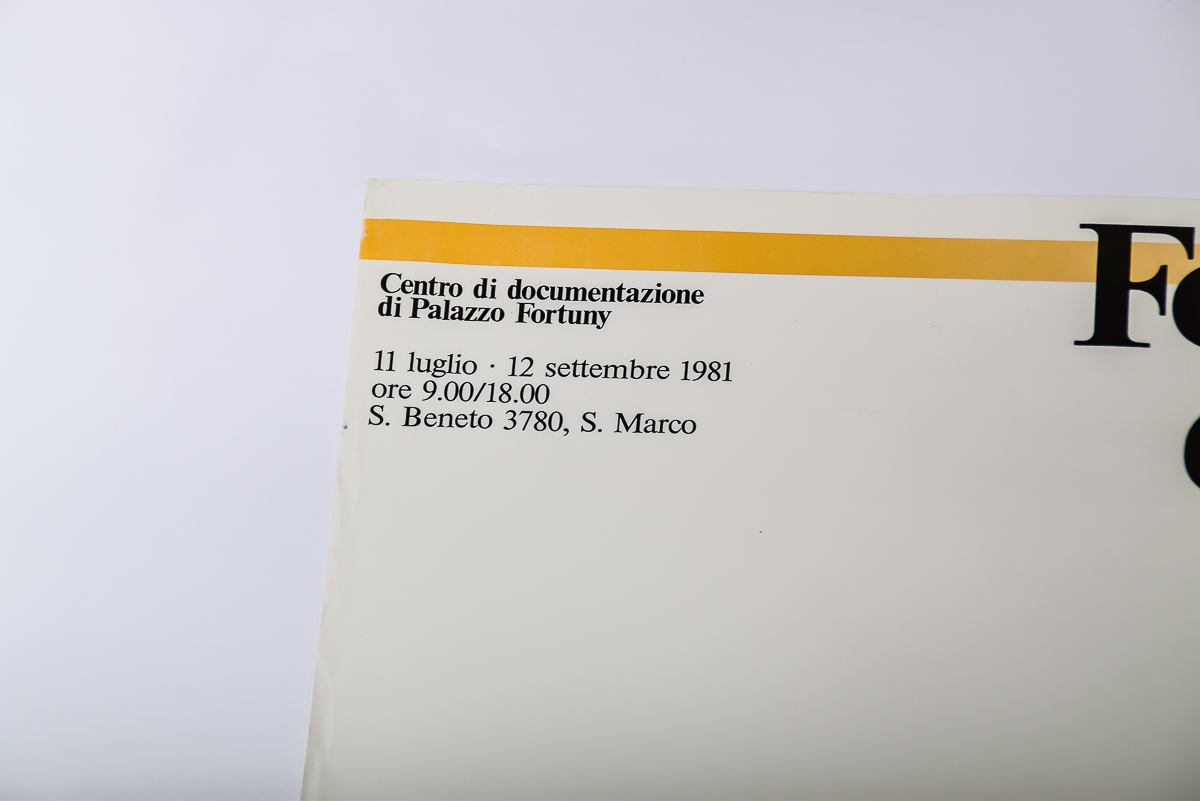 Pair of 1981 Comune di Venezia Photography Exhibit Posters