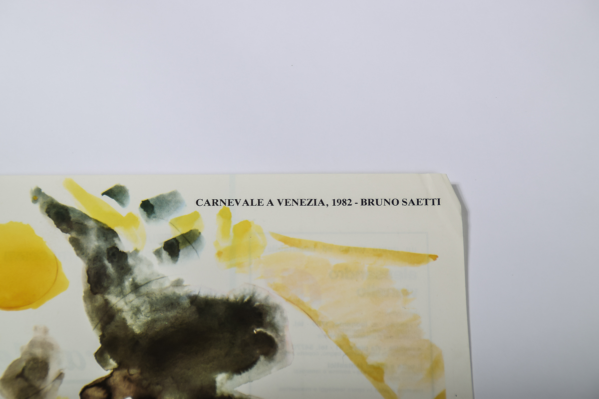 Pair of 1982 Carnevale A Venezia Magazine Advertisements