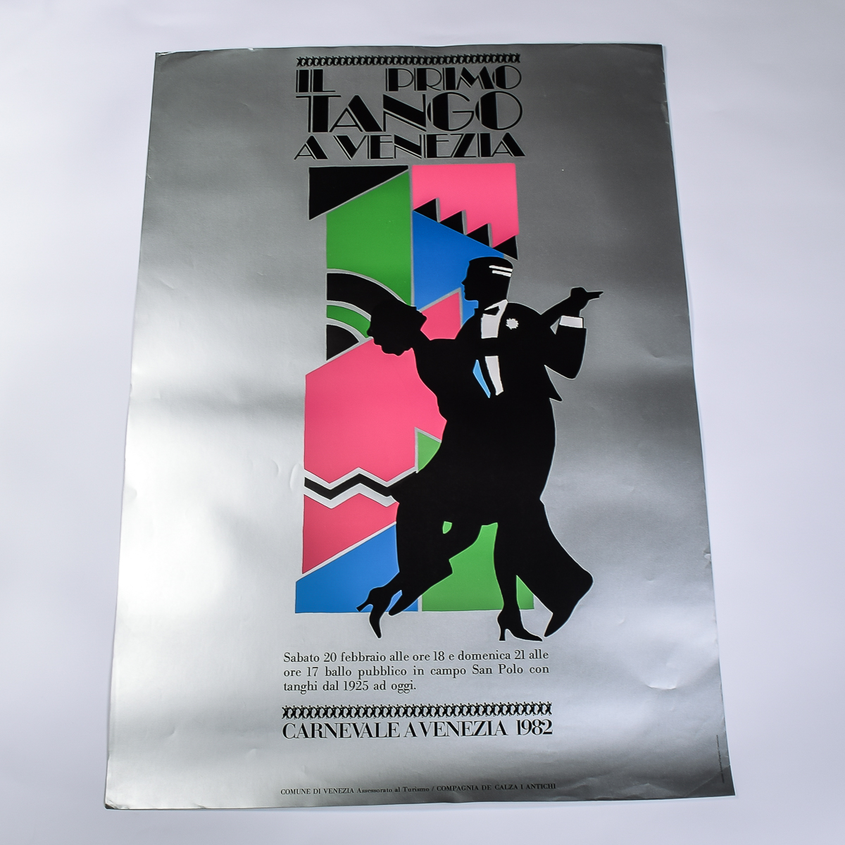 1982 Il Primo Tango Carnevale A Venezia Poster
