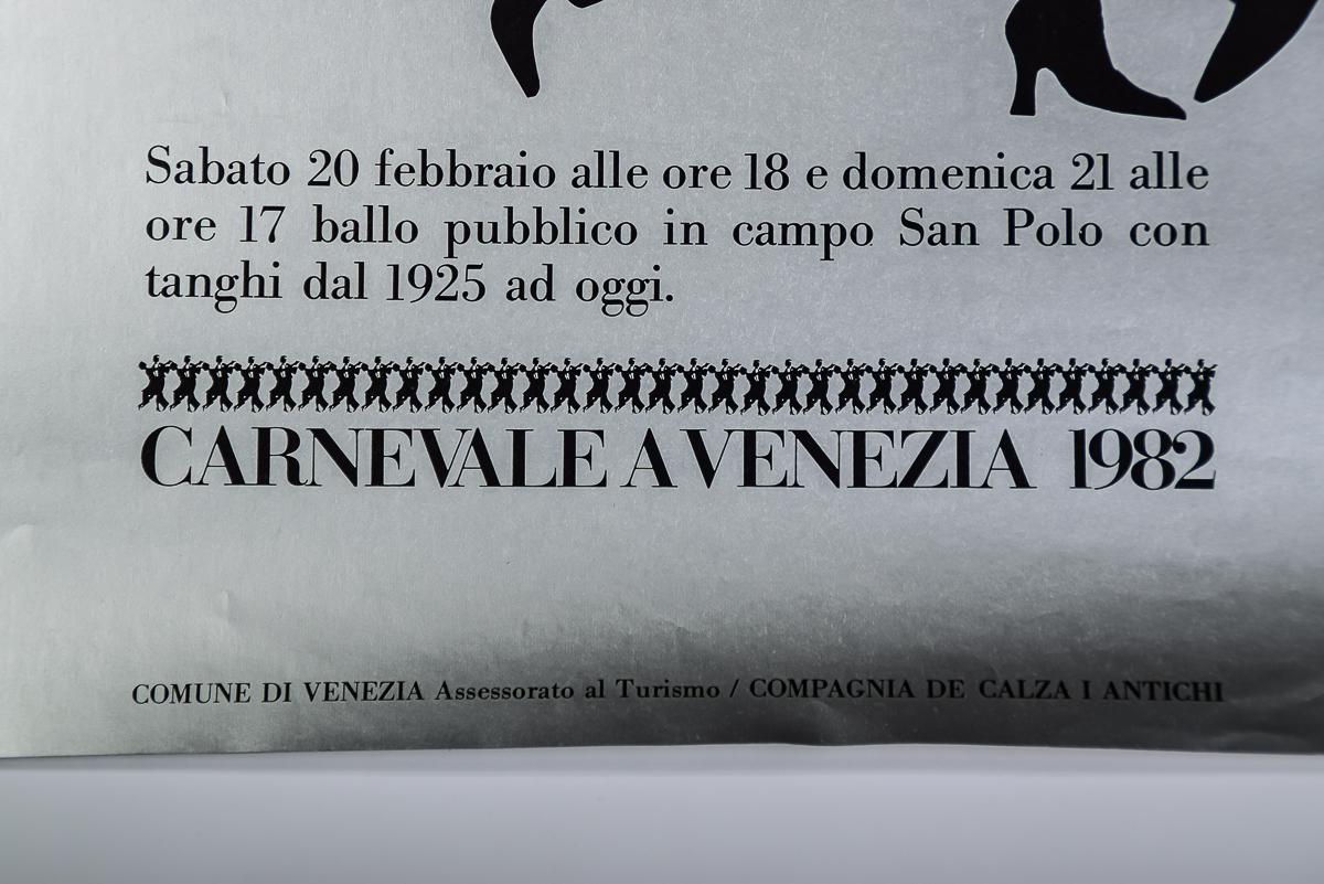 1982 Il Primo Tango Carnevale A Venezia Poster